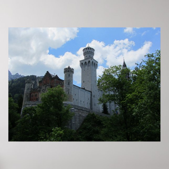 Poster Château de Neuschwanstein - Allemagne (Devant)