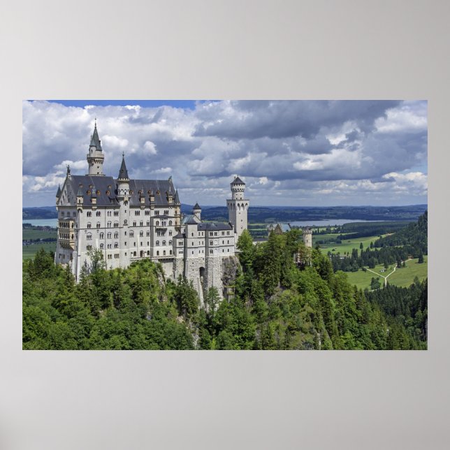 Poster Château de Neuschwanstein Allemagne (Devant)