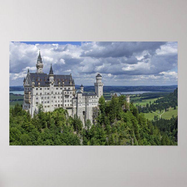 Poster Château de Neuschwanstein - Allemagne (Devant)