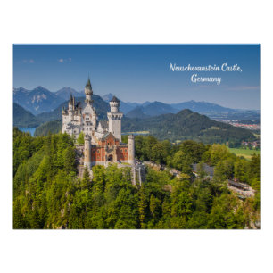 Poster Château de Neuschwanstein, Allemagne Bavière