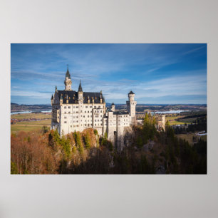Poster Château de Neuschwanstein de conte de fées en Alle