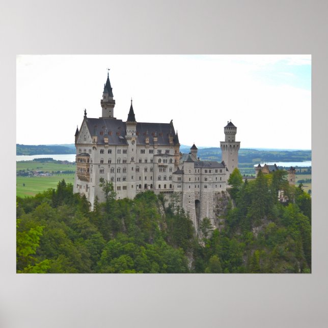 Poster Château de Neuschwanstein du Pont (Devant)