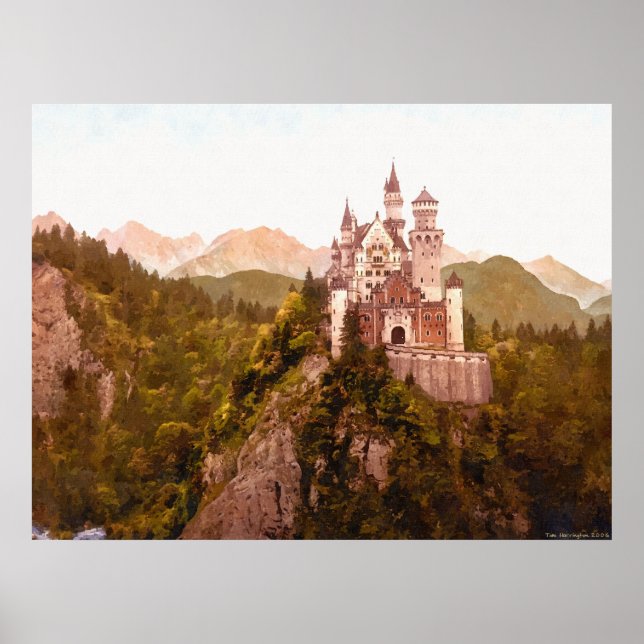 Poster Château de Neuschwanstein II (Devant)