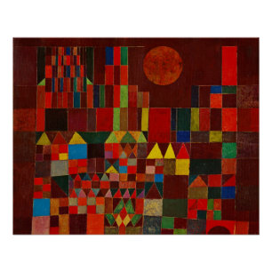Poster Château de Paul Klee