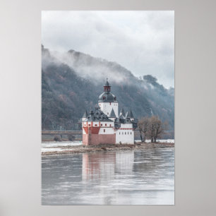 Poster Château de Pfalzgrafenstein - Allemagne