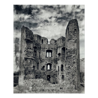 Poster Château de Raglan