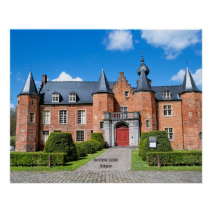Poster Château de Rumbeke, Belgique