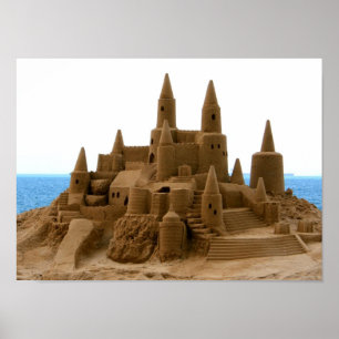 Poster Château de sable