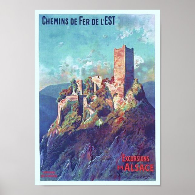 Poster Château de Saint-Ulrich (Devant)