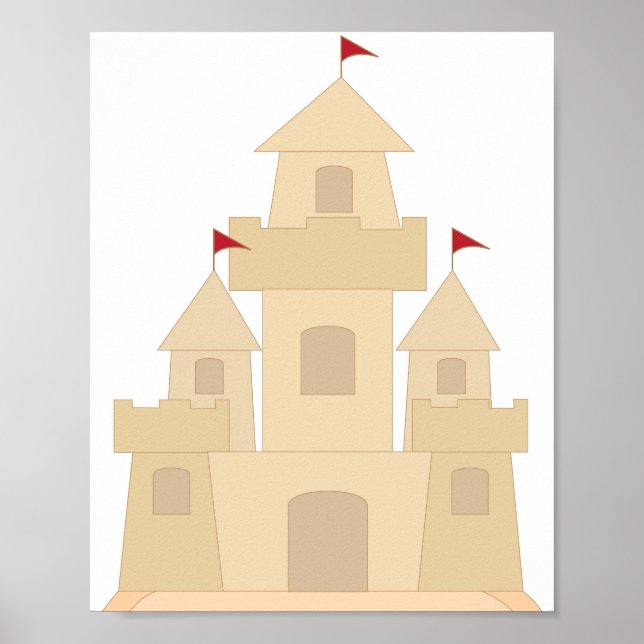Poster Château de Sand (Devant)