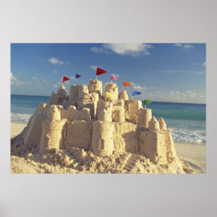 Poster Château De Sandel Sur La Plage
