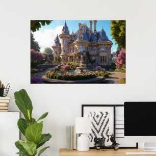 Poster Château de Splendor victorien