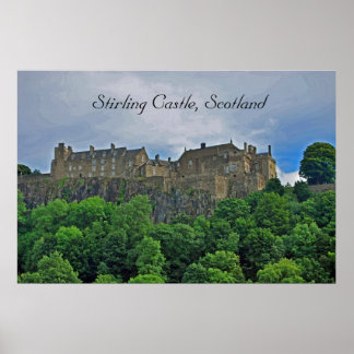 Poster Château de Stirling, Écosse