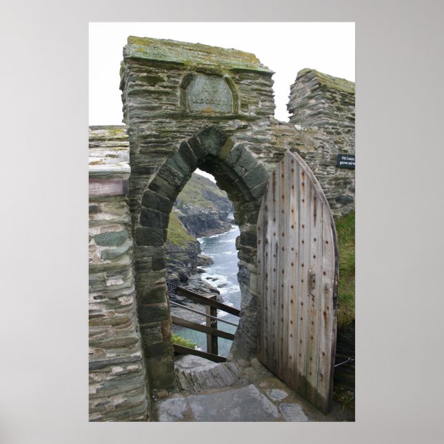 Poster Château de Tintagel (Devant)