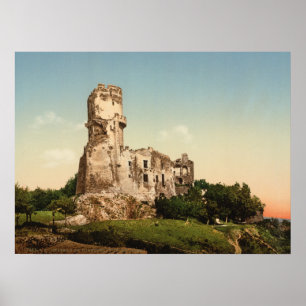 Poster Château de Tournoel, Clermont-Ferrand, France