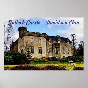 Poster Château de Tulloch - Davidson Clan