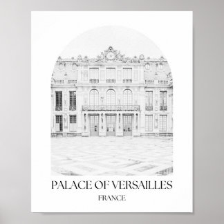 Poster Château de Versailles France Arc Photo Imprimer