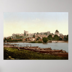Poster Château de Windsor Angleterre