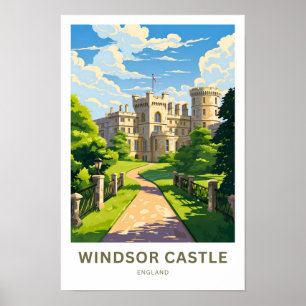 Poster Château de Windsor Angleterre Imprimer Voyage