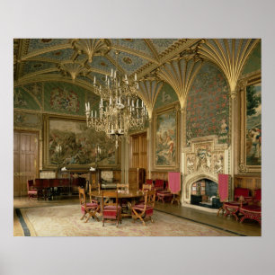 Poster Château d'Eastnor, Herefordshire : le dessin