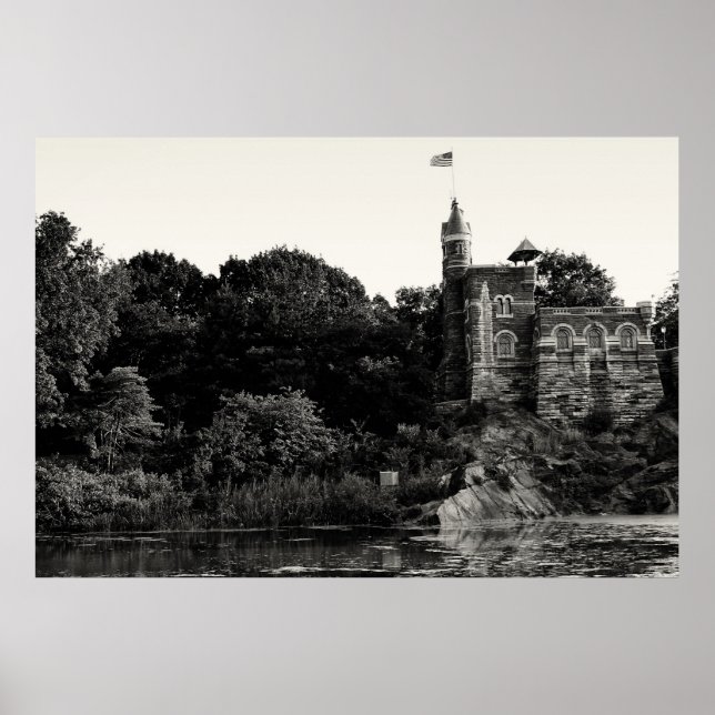 Poster Château du Belvédère, Central Park NYC (Devant)