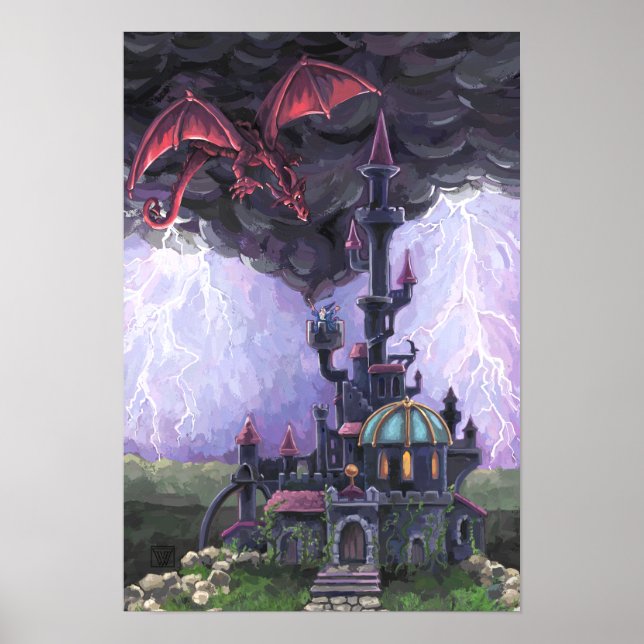Poster Château du Dragon (Devant)