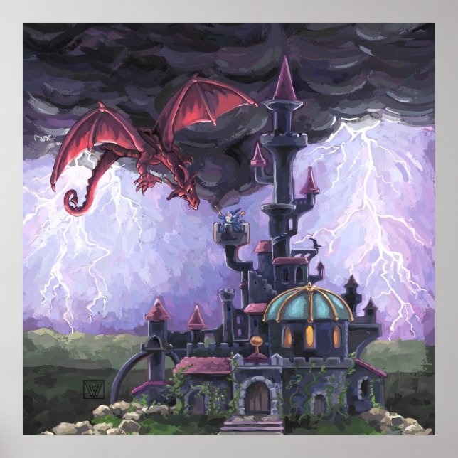 Poster Château du Dragon (Devant)