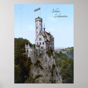 Poster Château du Lichtenstein (1890)