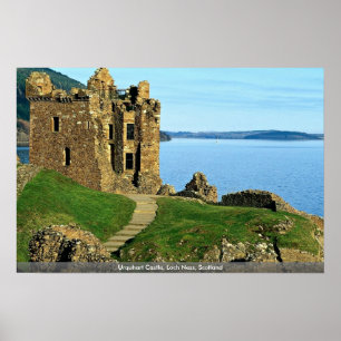 Poster Château d'Urquhart, Loch Ness, Ecosse