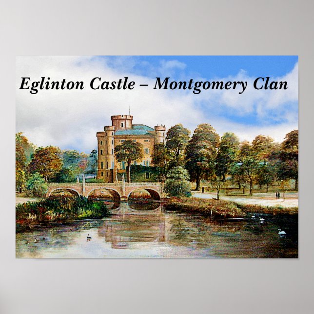 Poster Château Eglinton - Montgomery Clan (Devant)