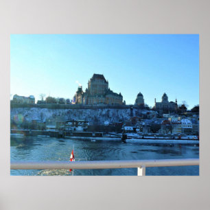 Poster Château Frontenac, Québec, Canada