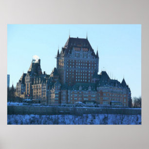 Poster Château Frontenac, Québec, Canada