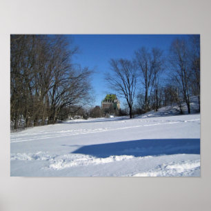Poster Château Frontenac, Québec, Canada