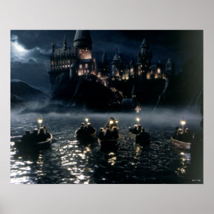 Poster Château Harry Potter   Arrivée à Hogwarts
