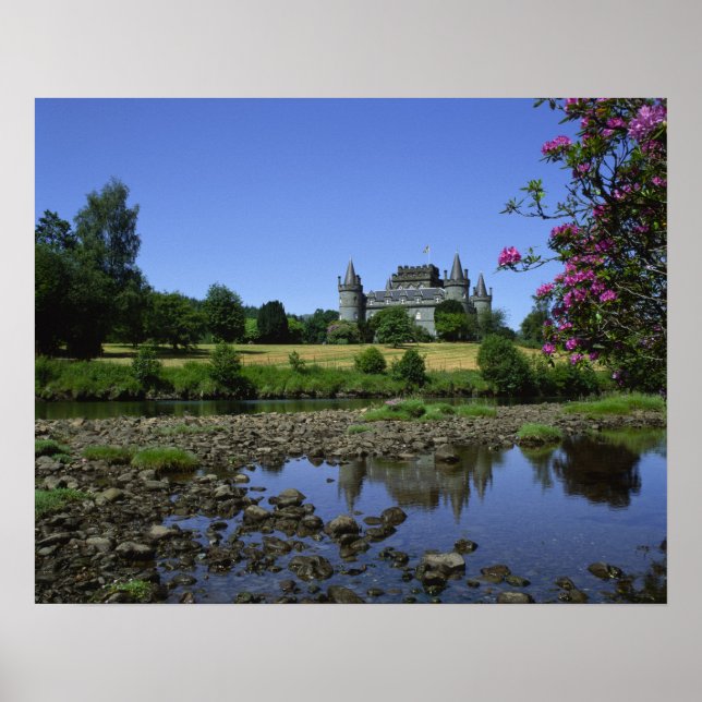 Poster Château Inversible, Strathclyde, Écosse (Devant)