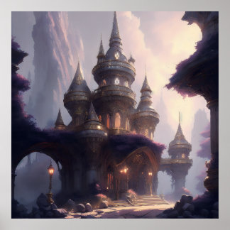 Poster Château magique