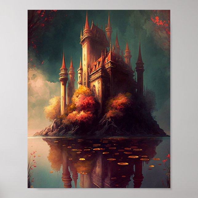 Poster Château magique de l'Imaginaire (Devant)