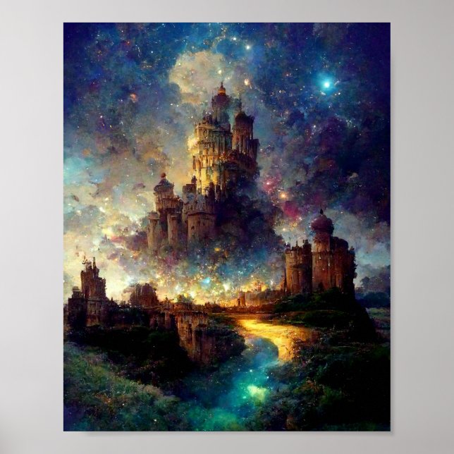 Poster Château magique de l'Imaginaire (Devant)