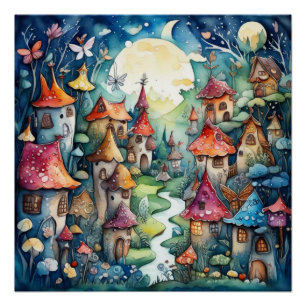 Poster Château magique Fairyland