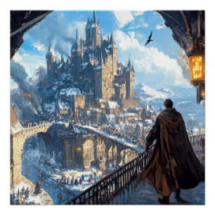 Poster Château médiéval