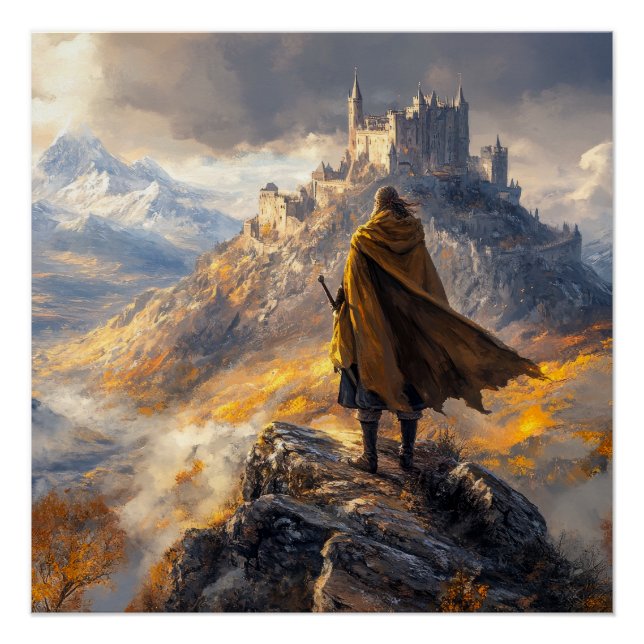 Poster Château médiéval (Devant)