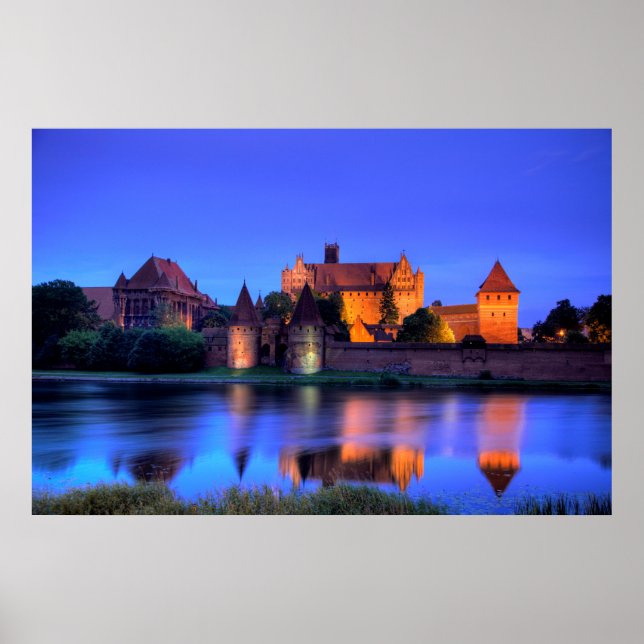 Poster Château médiéval de Malbork (Devant)