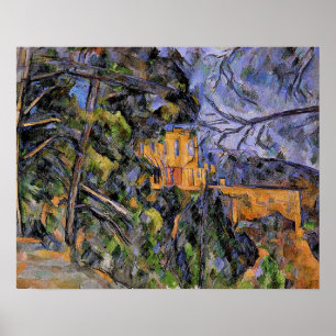 Poster Chateau Noir de Paul Cezanne