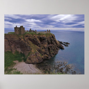 Poster Château sur la falaise