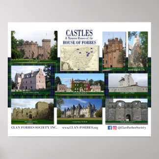 Poster Châteaux & Maisons de la Maison de Forbes