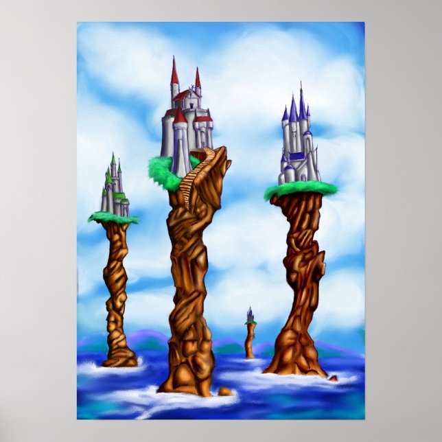 Poster Châteaux marins de Loerin (Devant)