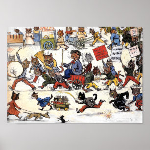 Poster Chats de Louis Wain 2