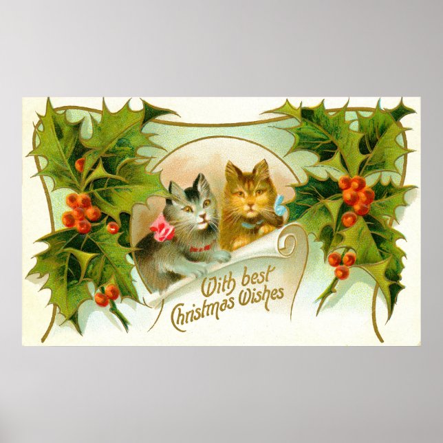 Poster Chats de Noël (Devant)