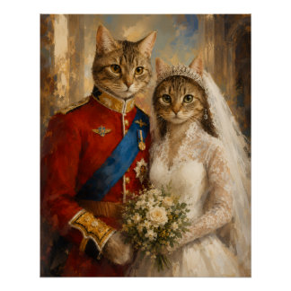 Poster Chats du mariage royal de Prince William et Cather
