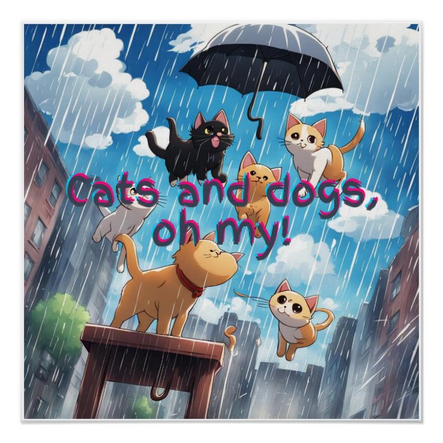 Poster Chats Et Chiens Qui Pleurent (Devant)